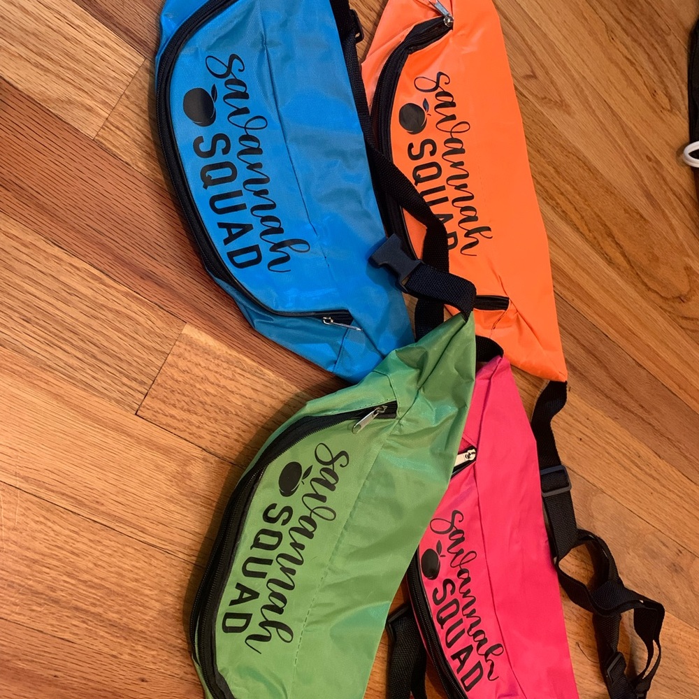 Set of 10 Customized Fanny Packs